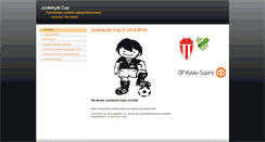 Desktop Screenshot of jyvaskylacup.fi